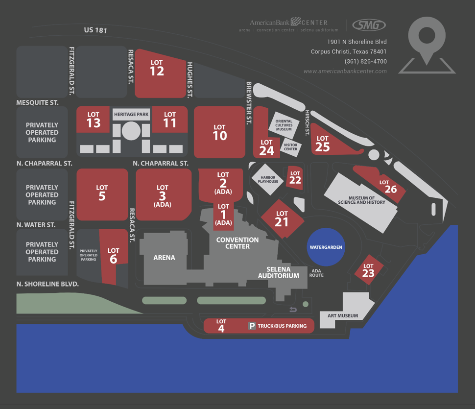 American Bank Center Corpus Christi Seating Chart